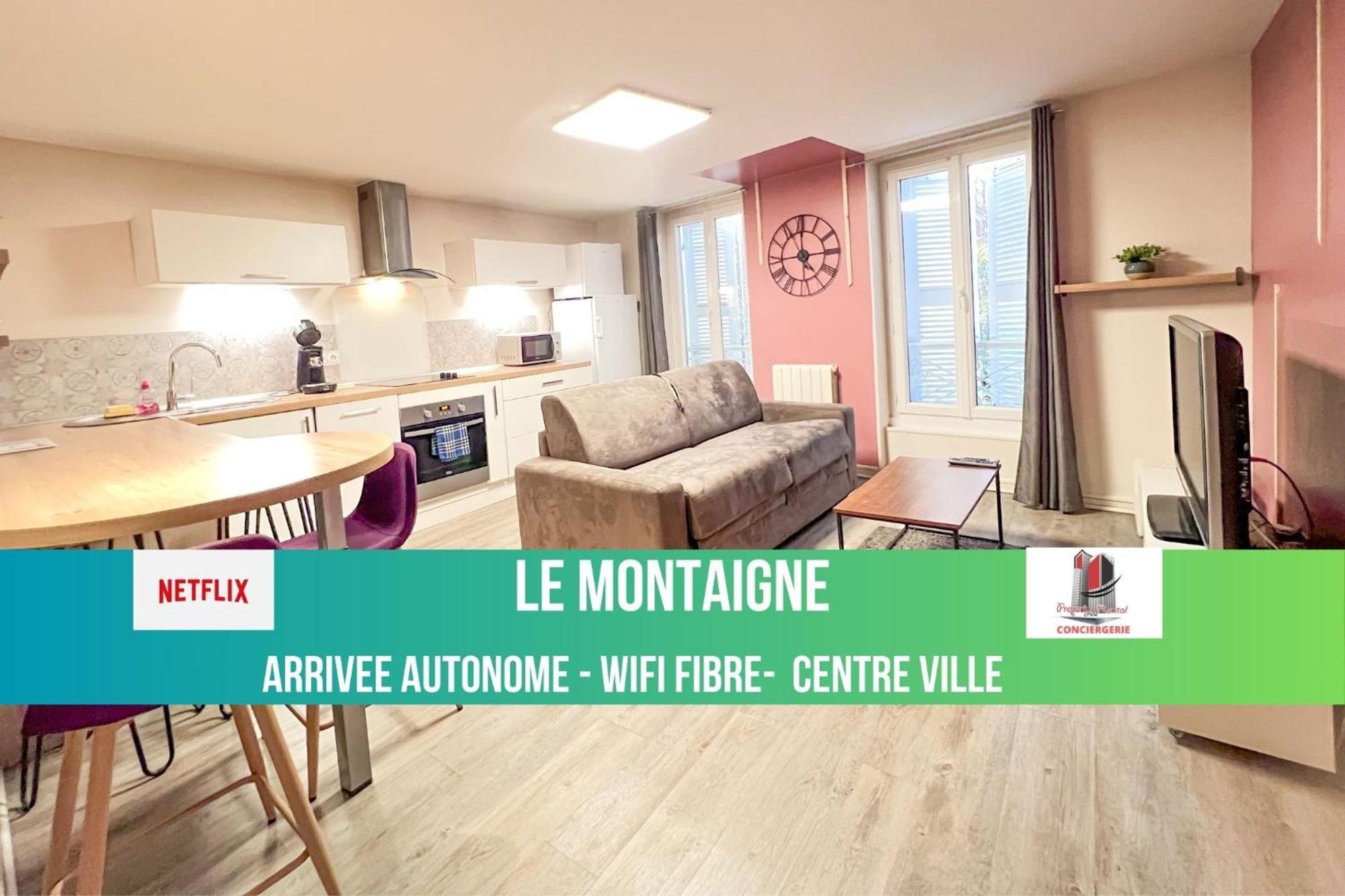 Le Montaigne - Wifi Fibre- Coeur Du Centre Ville-Property Rental Nm Perigueux Exterior photo